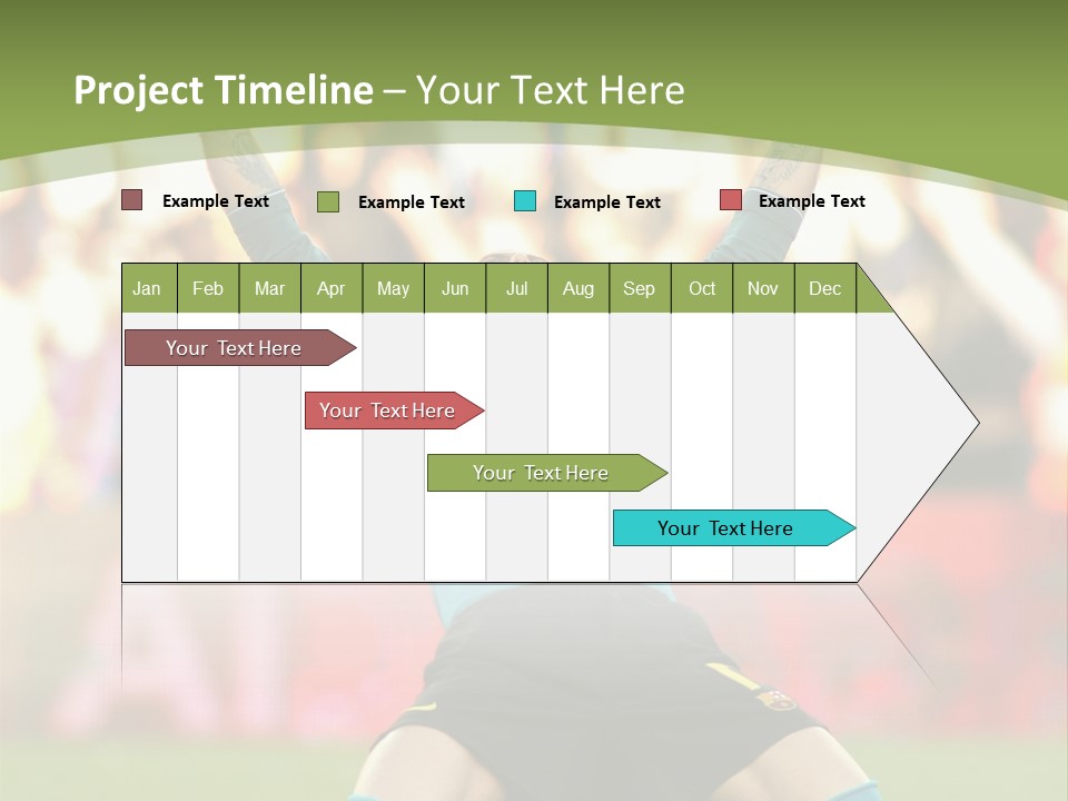 Goalkeeper Spanish Sport PowerPoint Template