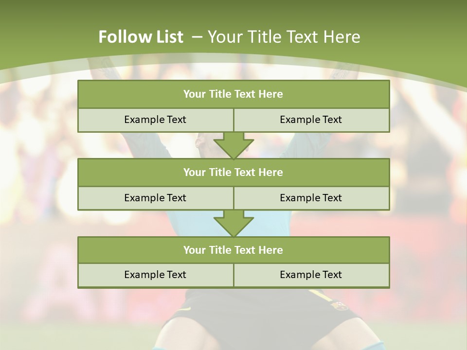 Goalkeeper Spanish Sport PowerPoint Template