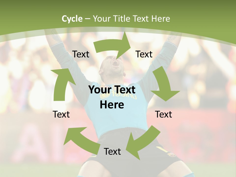 Goalkeeper Spanish Sport PowerPoint Template