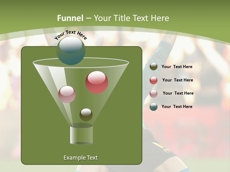 Goalkeeper Spanish Sport PowerPoint Template