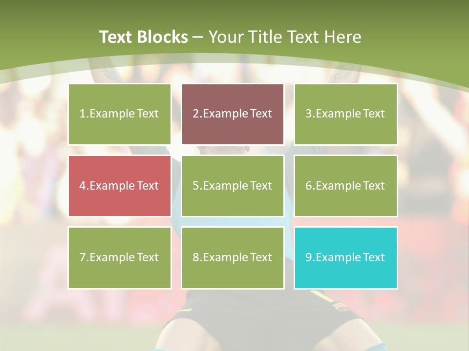 Goalkeeper Spanish Sport PowerPoint Template