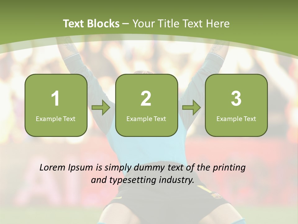 Goalkeeper Spanish Sport PowerPoint Template