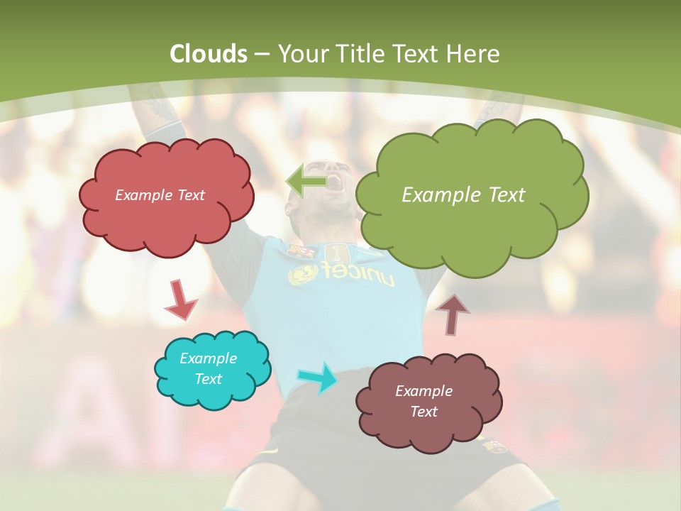 Goalkeeper Spanish Sport PowerPoint Template