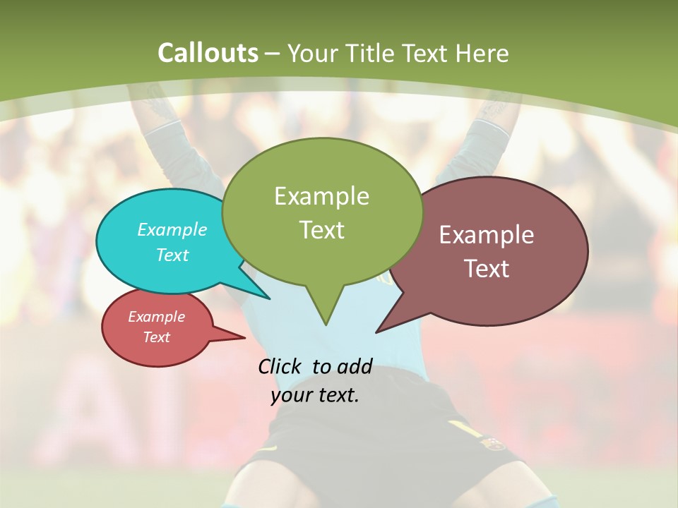 Goalkeeper Spanish Sport PowerPoint Template