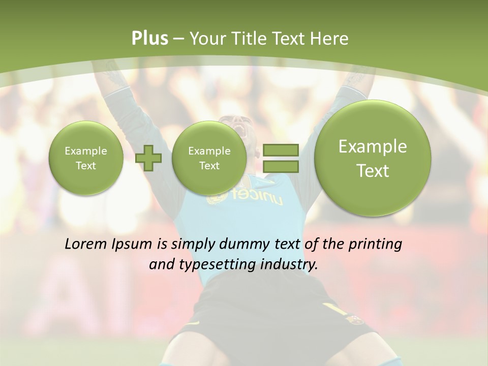 Goalkeeper Spanish Sport PowerPoint Template