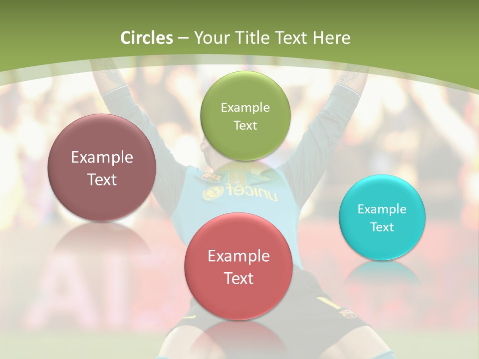 Goalkeeper Spanish Sport PowerPoint Template