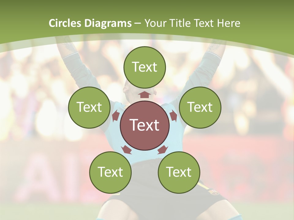 Goalkeeper Spanish Sport PowerPoint Template