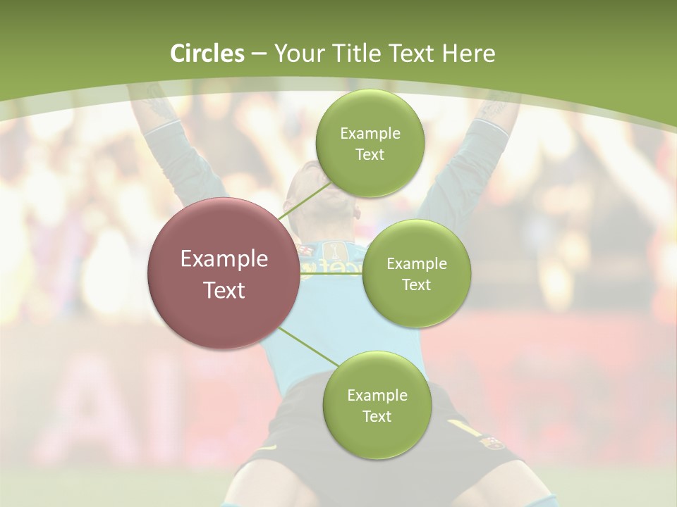 Goalkeeper Spanish Sport PowerPoint Template