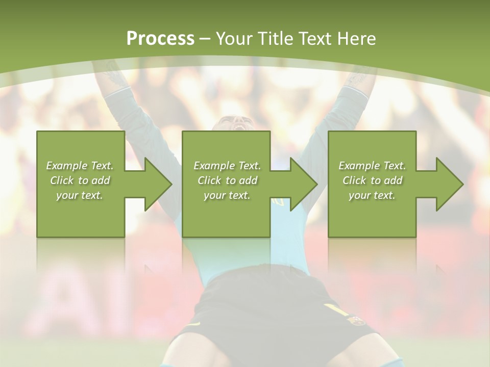 Goalkeeper Spanish Sport PowerPoint Template