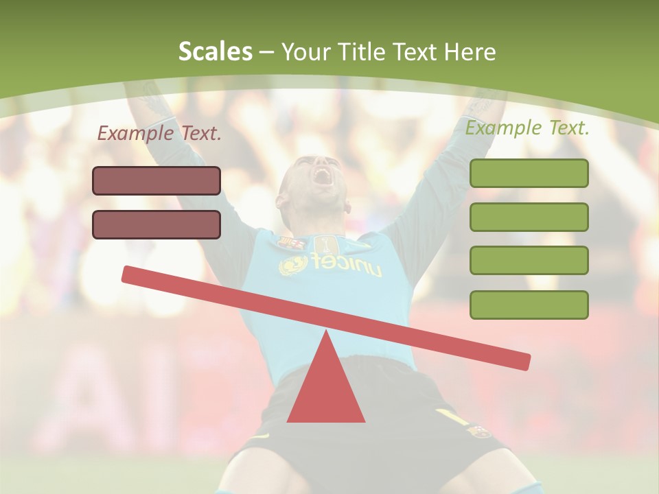 Goalkeeper Spanish Sport PowerPoint Template