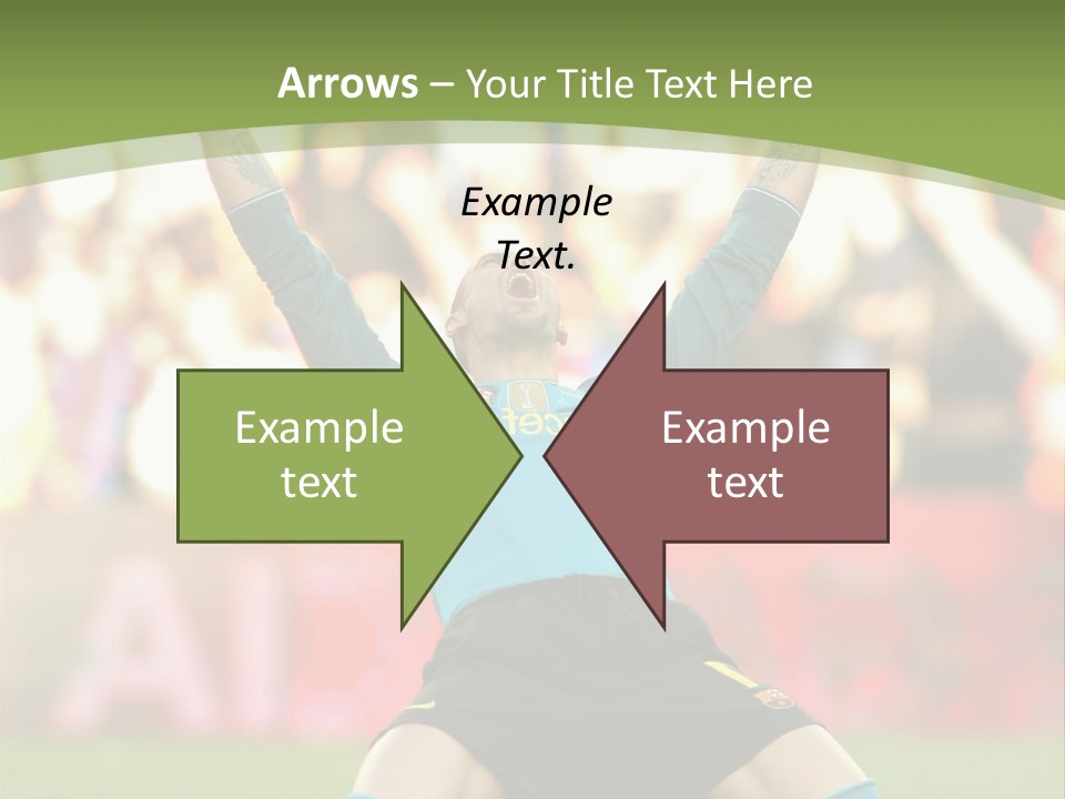 Goalkeeper Spanish Sport PowerPoint Template