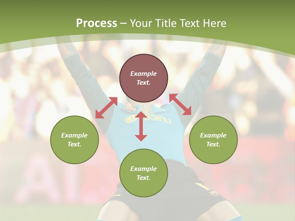 Goalkeeper Spanish Sport PowerPoint Template