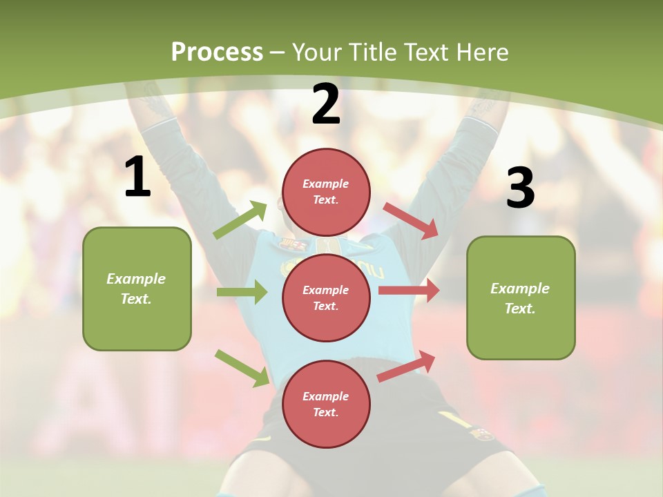 Goalkeeper Spanish Sport PowerPoint Template