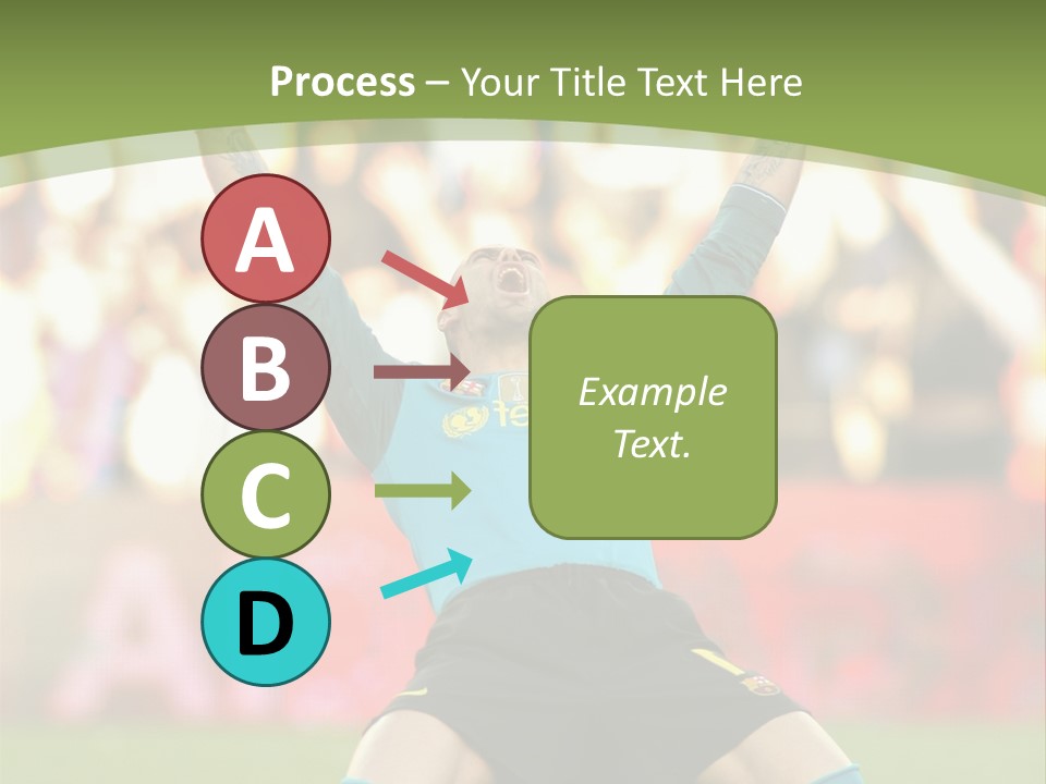 Goalkeeper Spanish Sport PowerPoint Template