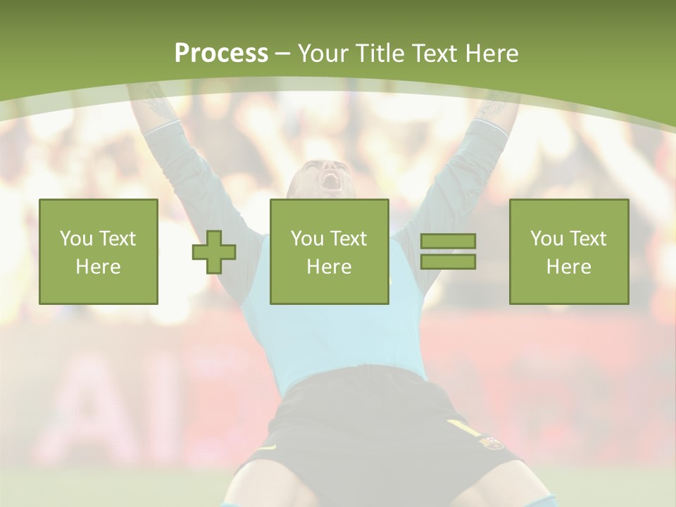 Goalkeeper Spanish Sport PowerPoint Template