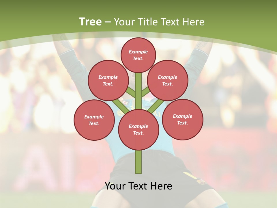 Goalkeeper Spanish Sport PowerPoint Template