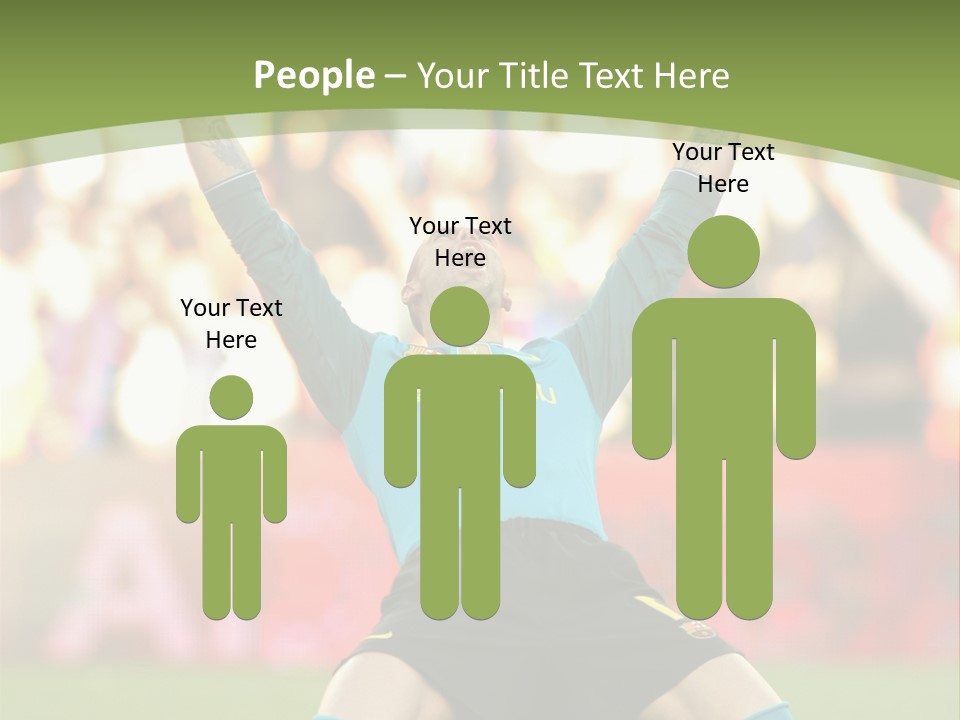 Goalkeeper Spanish Sport PowerPoint Template