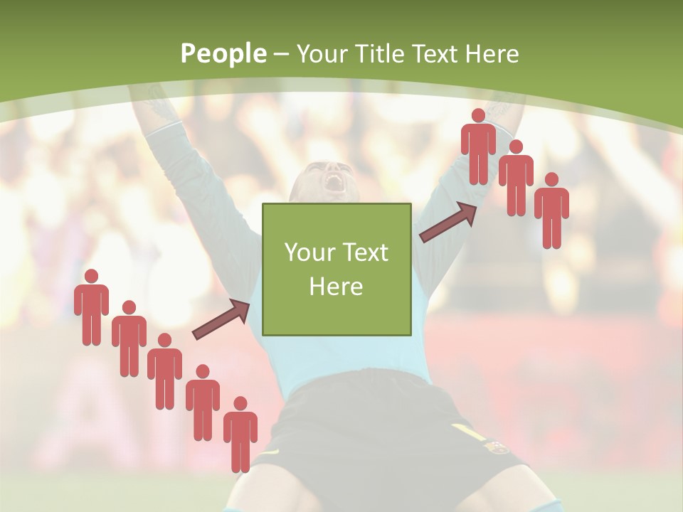 Goalkeeper Spanish Sport PowerPoint Template