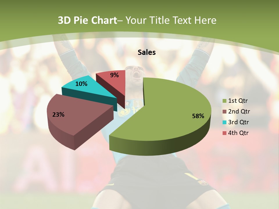 Goalkeeper Spanish Sport PowerPoint Template