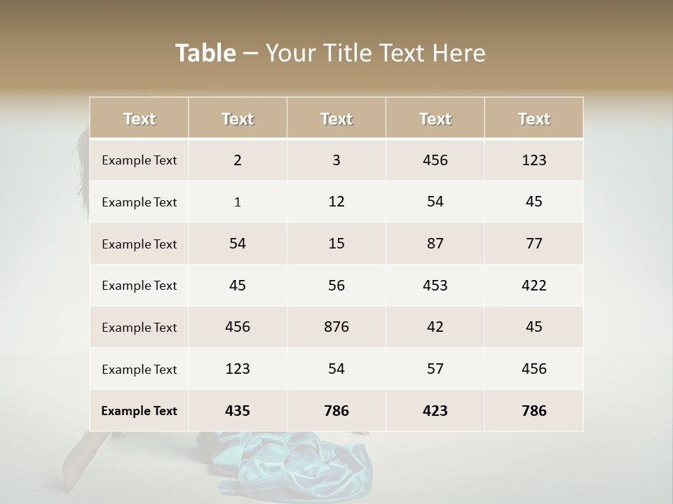 Spa Perfect Tender PowerPoint Template