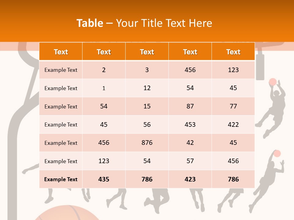 Uniform Team Player PowerPoint Template