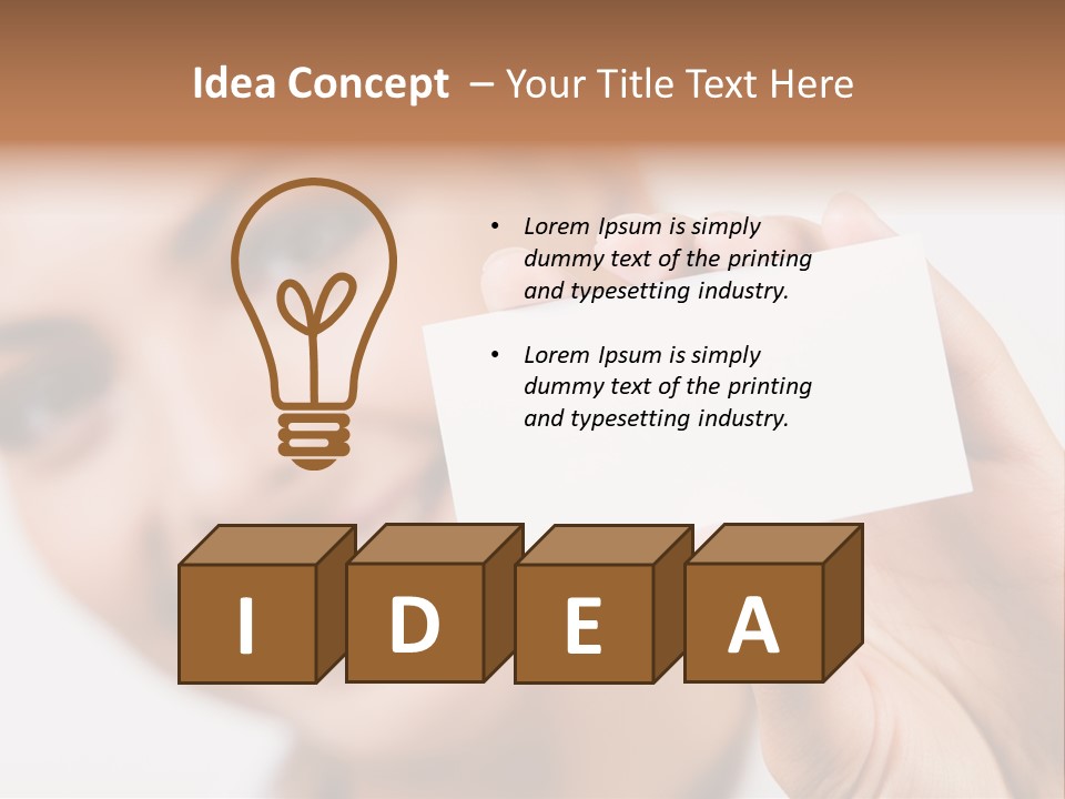Project Isolated Close PowerPoint Template