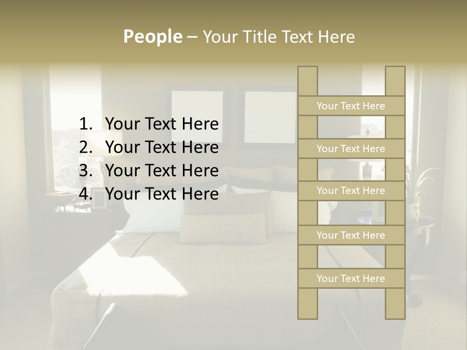 Pillow Comfortable Dream PowerPoint Template