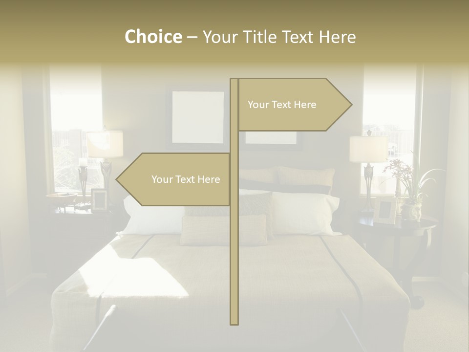 Pillow Comfortable Dream PowerPoint Template