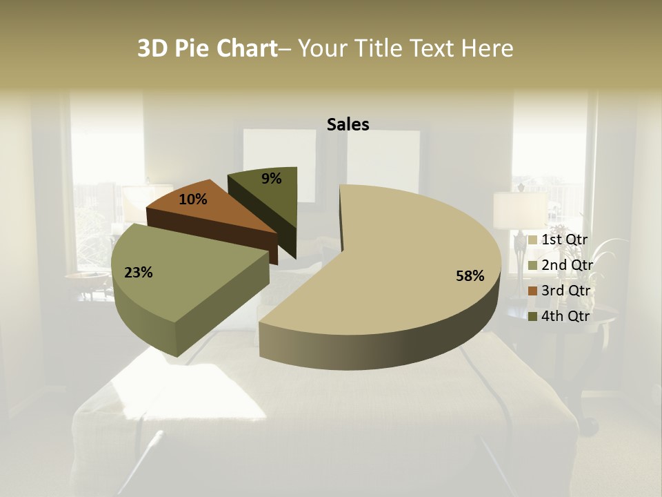 Pillow Comfortable Dream PowerPoint Template
