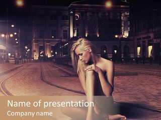 Elegance Evening City PowerPoint Template