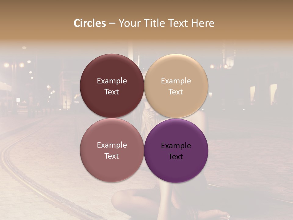 Elegance Evening City PowerPoint Template