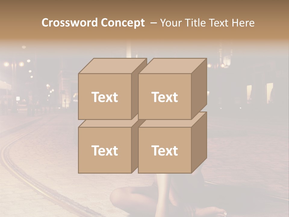 Elegance Evening City PowerPoint Template