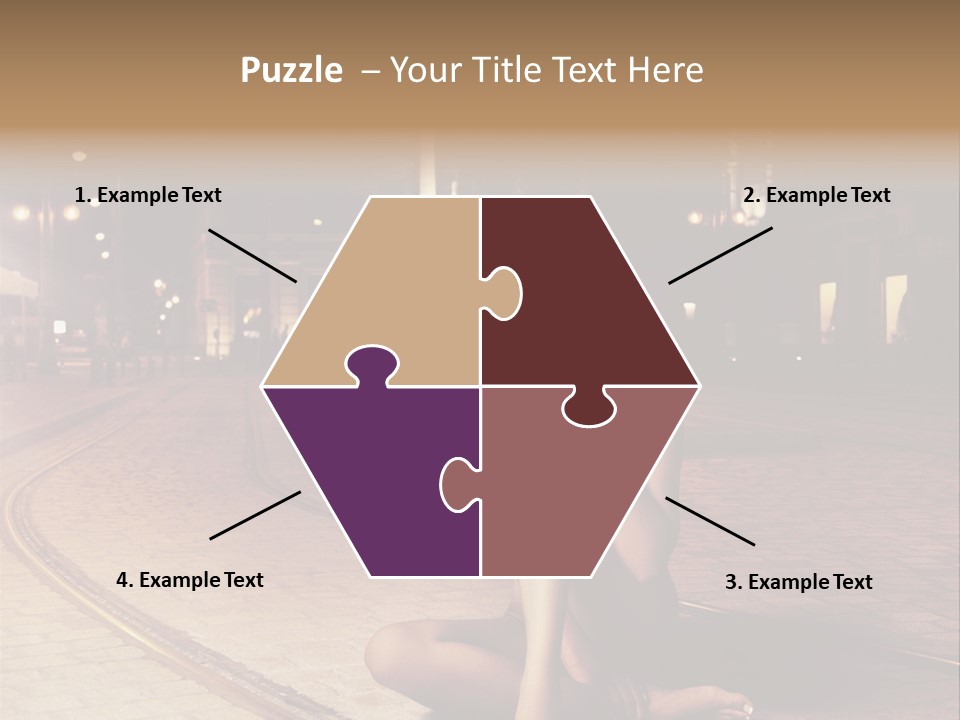 Elegance Evening City PowerPoint Template