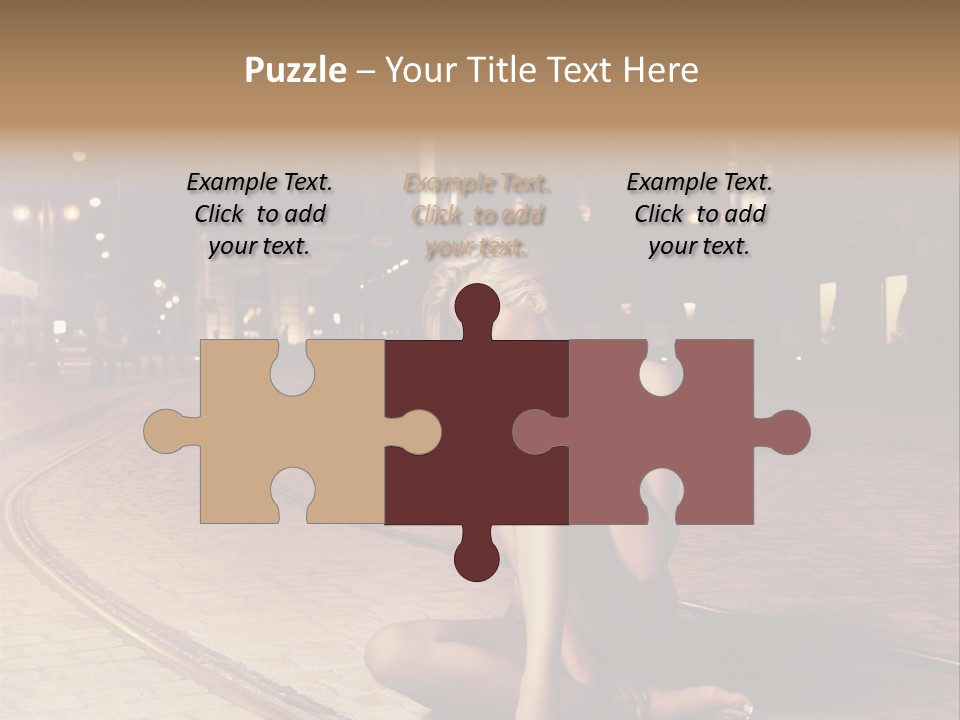 Elegance Evening City PowerPoint Template