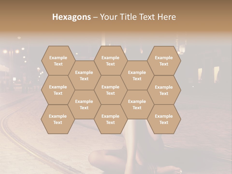 Elegance Evening City PowerPoint Template