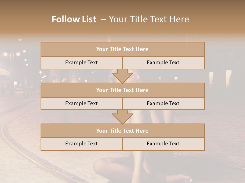 Elegance Evening City PowerPoint Template