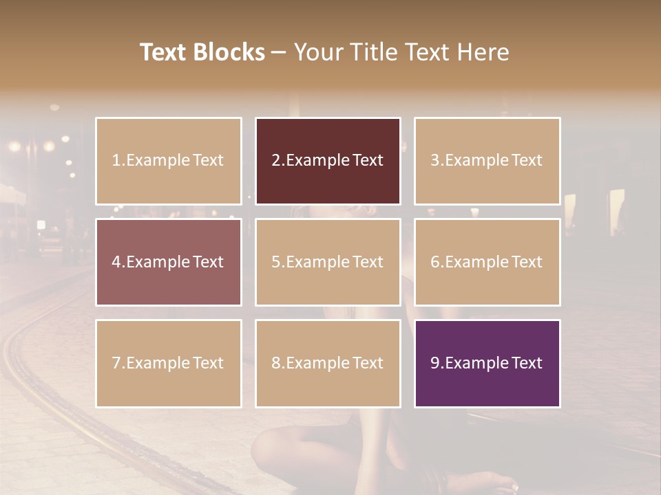 Elegance Evening City PowerPoint Template