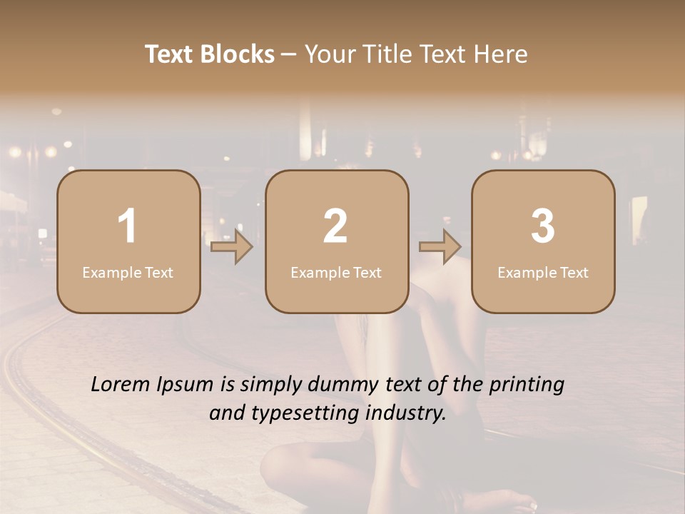 Elegance Evening City PowerPoint Template