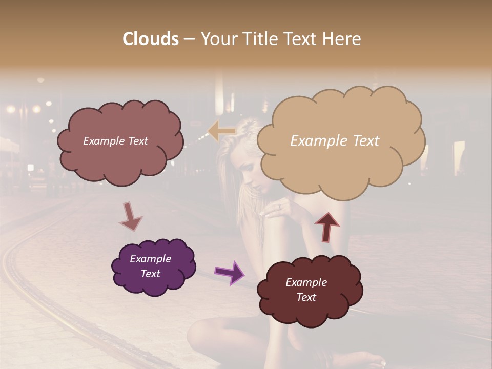 Elegance Evening City PowerPoint Template