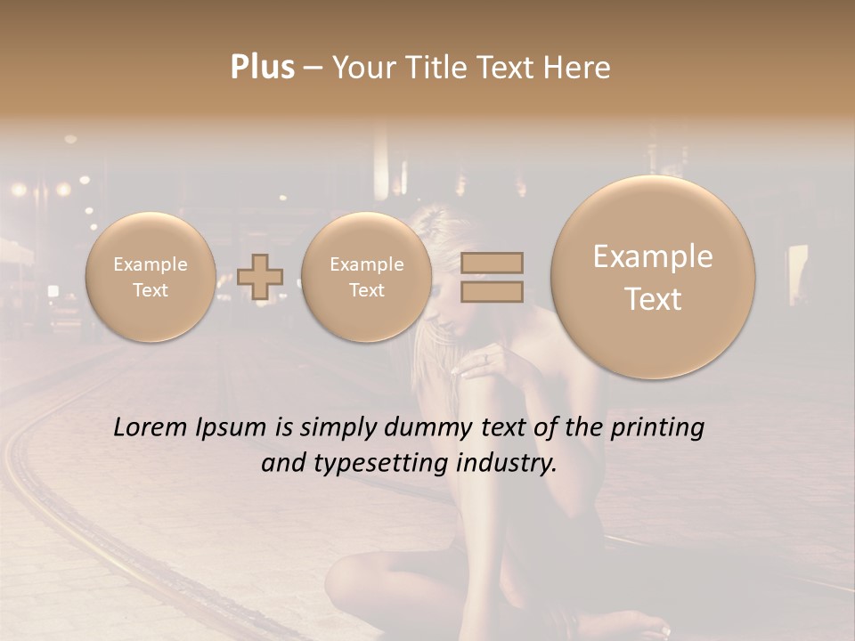 Elegance Evening City PowerPoint Template