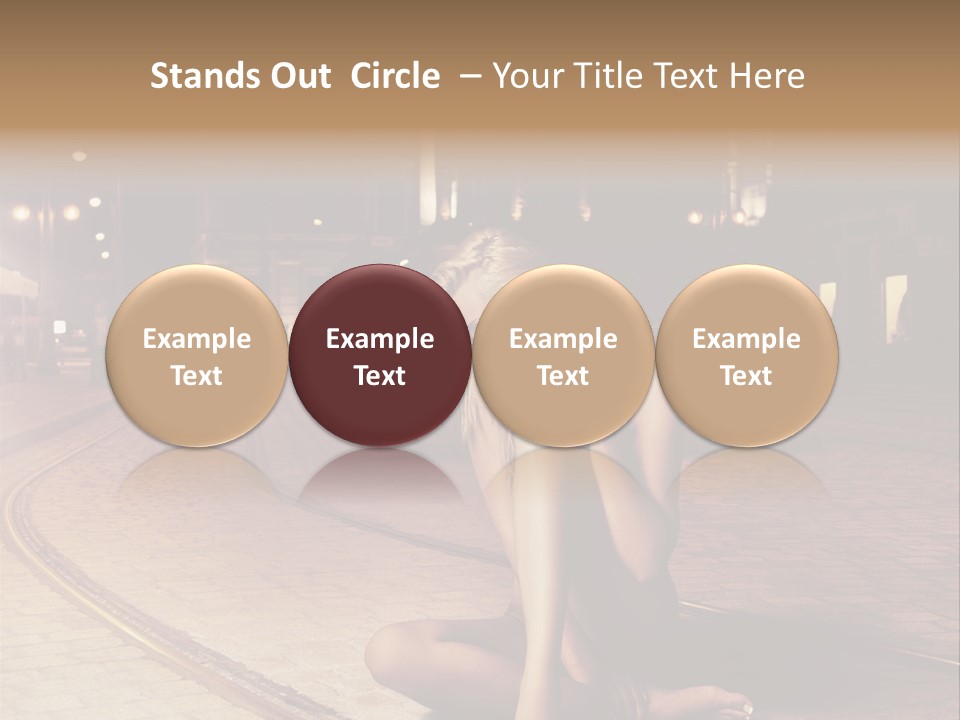 Elegance Evening City PowerPoint Template