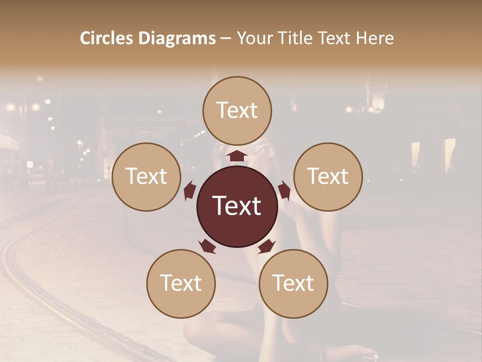 Elegance Evening City PowerPoint Template