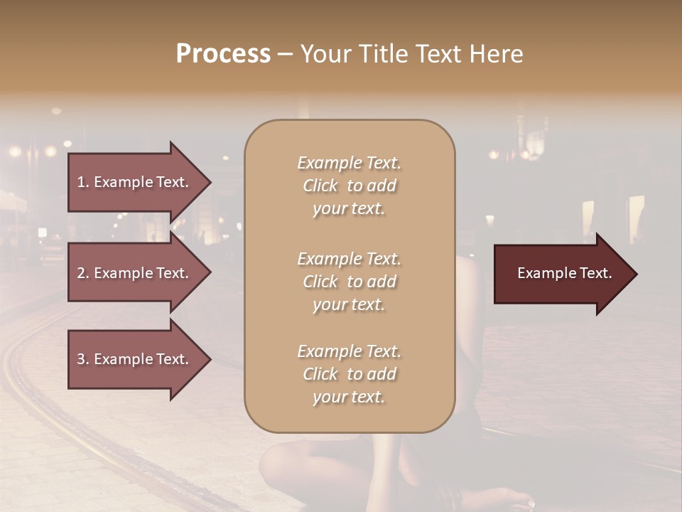 Elegance Evening City PowerPoint Template
