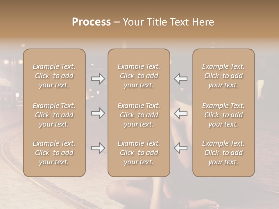Elegance Evening City PowerPoint Template