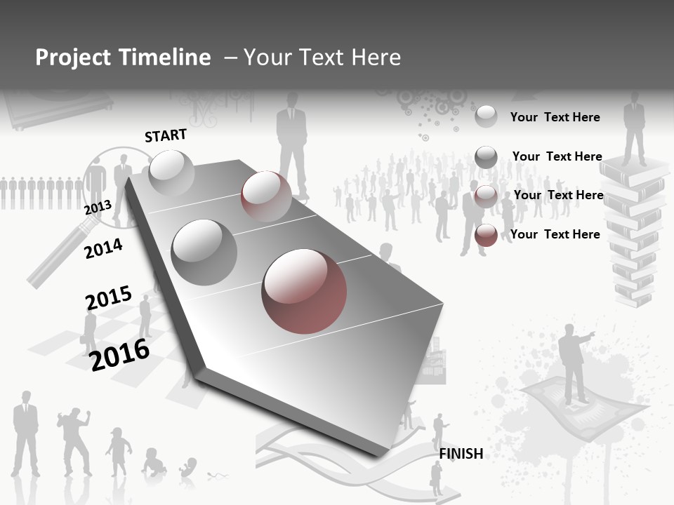 Creative Ray Lines PowerPoint Template