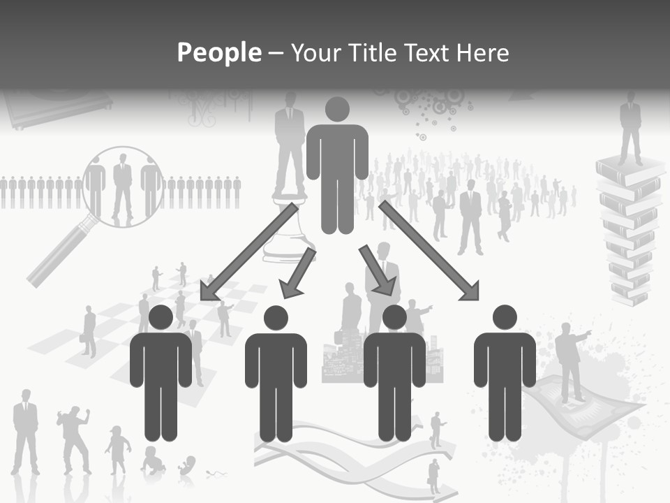 Creative Ray Lines PowerPoint Template