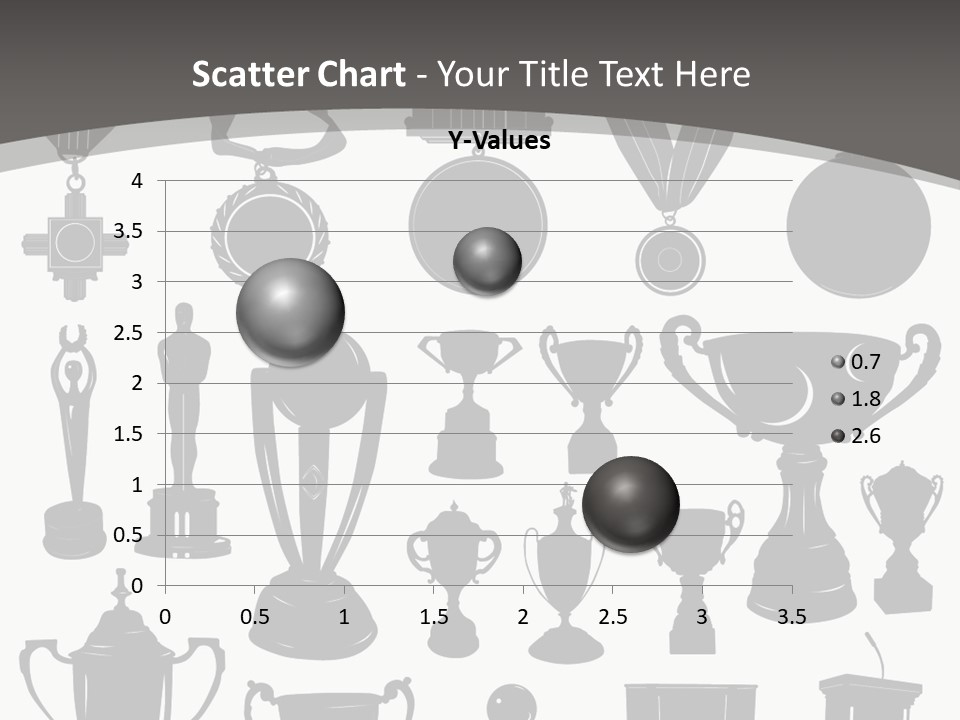 Ribbon Illustration Success PowerPoint Template