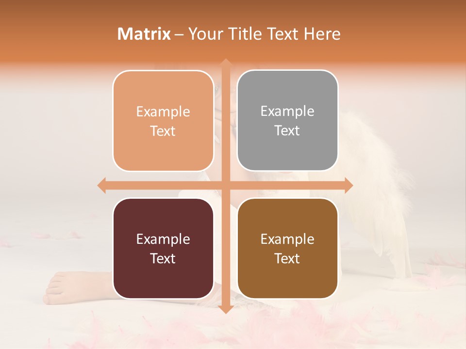 Wing Christmas Feather PowerPoint Template