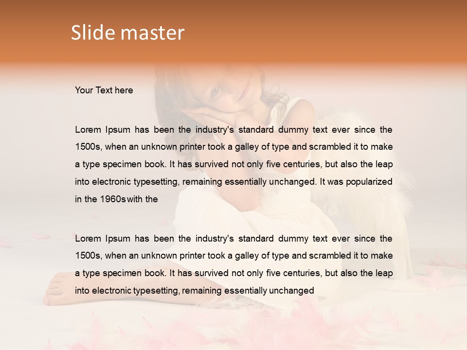 Wing Christmas Feather PowerPoint Template