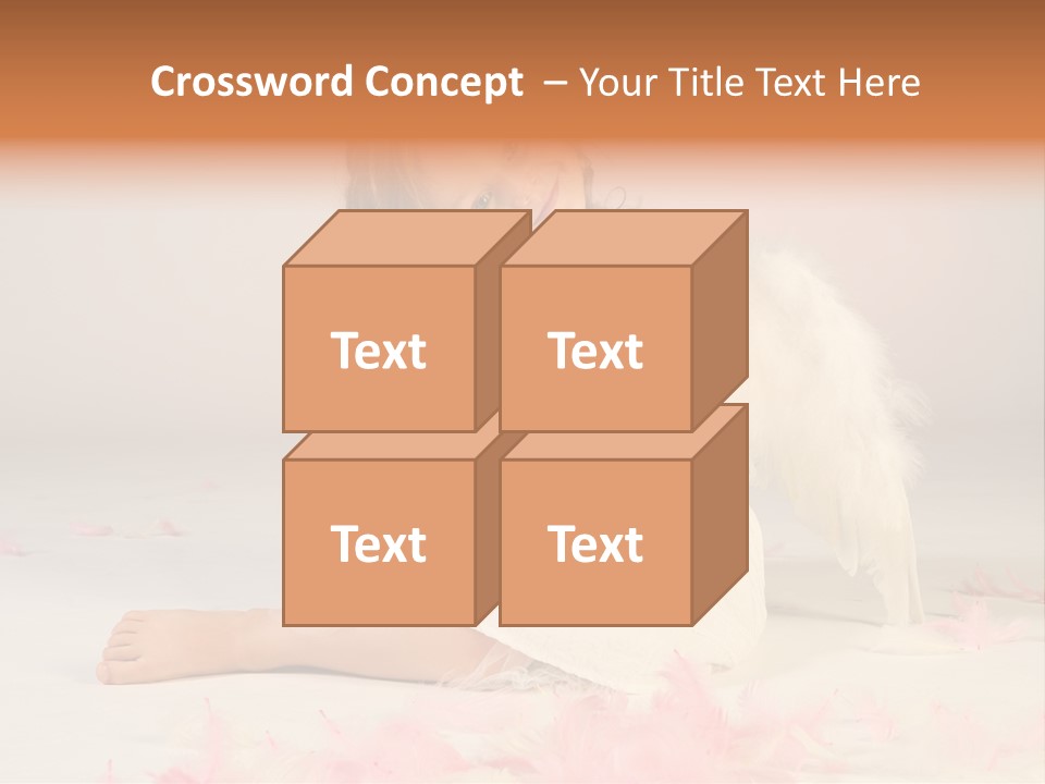 Wing Christmas Feather PowerPoint Template